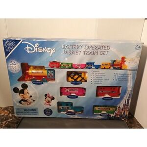 Vintage Mickey & Minnie Disney Battery Operated Train Set